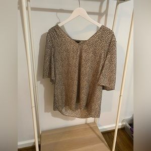 Ann Taylor Cheetah Top